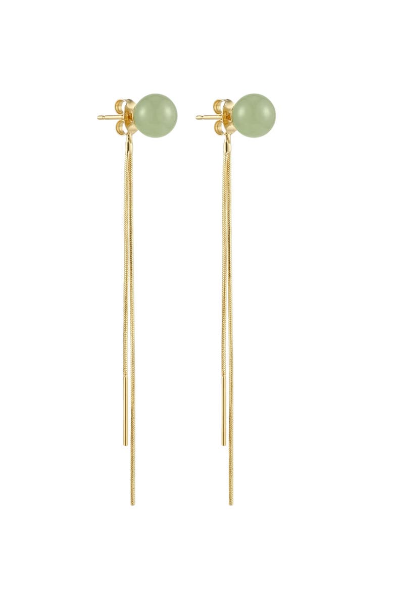 Sia Jade Drop Earrings, Main, color, Light green