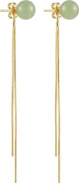 seree Sia Jade drop earrings