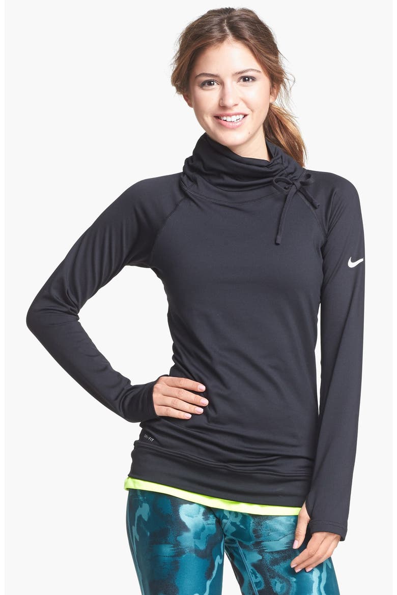 'Pro Hyperwarm' Training Top, Main, color, BLACK