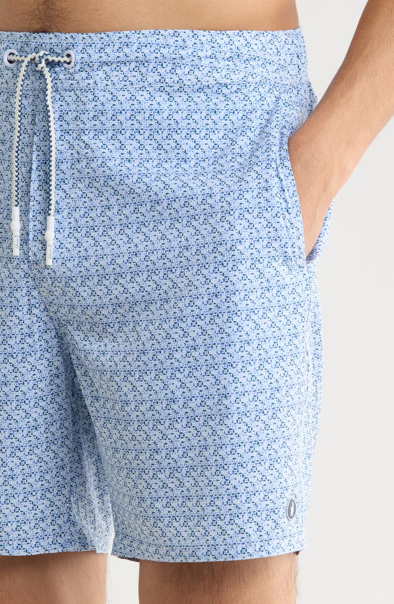 johnnie-O Barcelona Swim Trunks, Alternate, color, Navy