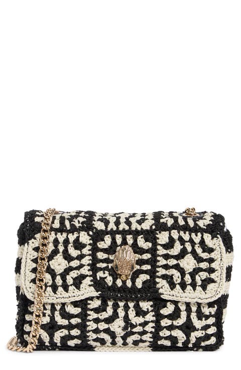 Medium Crochet Kensington Crossbody Bag