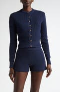 ST. JOHN Re-Edition Textured Knit Cardigan