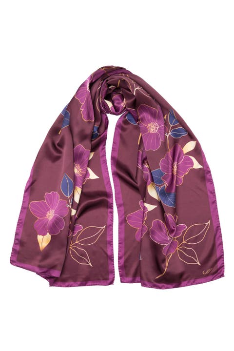 Laura - Silk Scarf/Shawl for Women