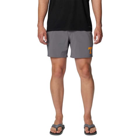Men's Columbia Gray Tennessee Volunteers PFG Terminal Roamer™ Omni-Shade™ Stretch Shorts