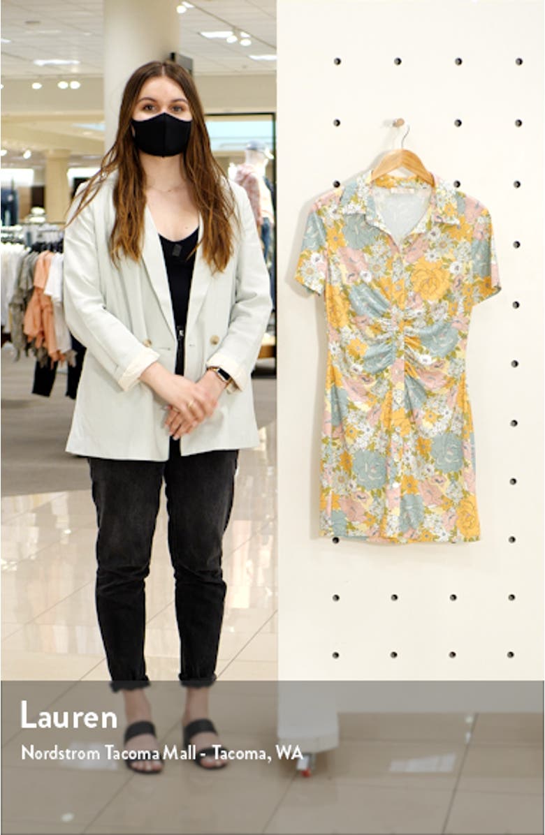 Jennifer Ruched Shirtdress, sales video thumbnail