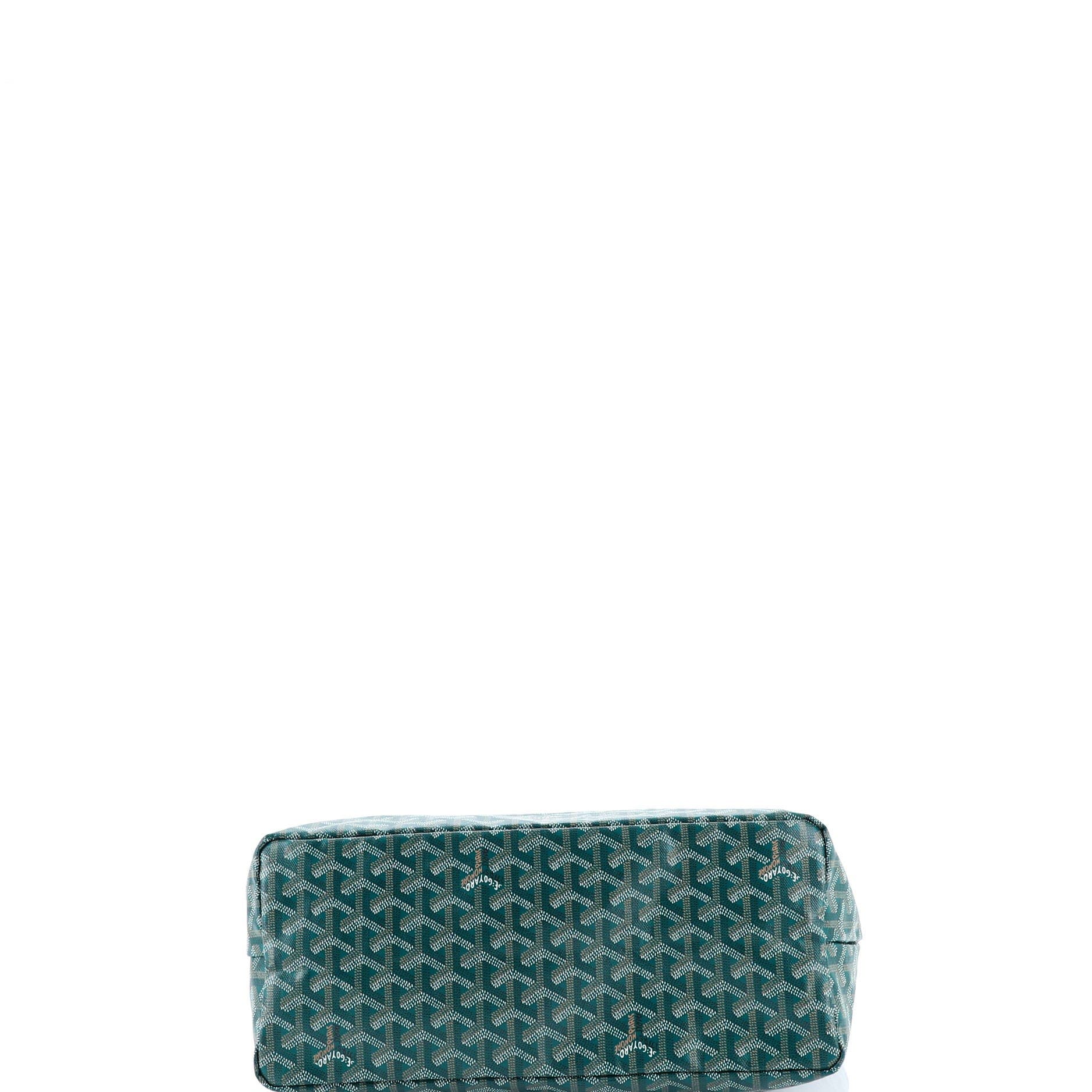 Pre-Owned Goyard Saint Louis Tote Coated Canvas PM, Alternate, color, Green