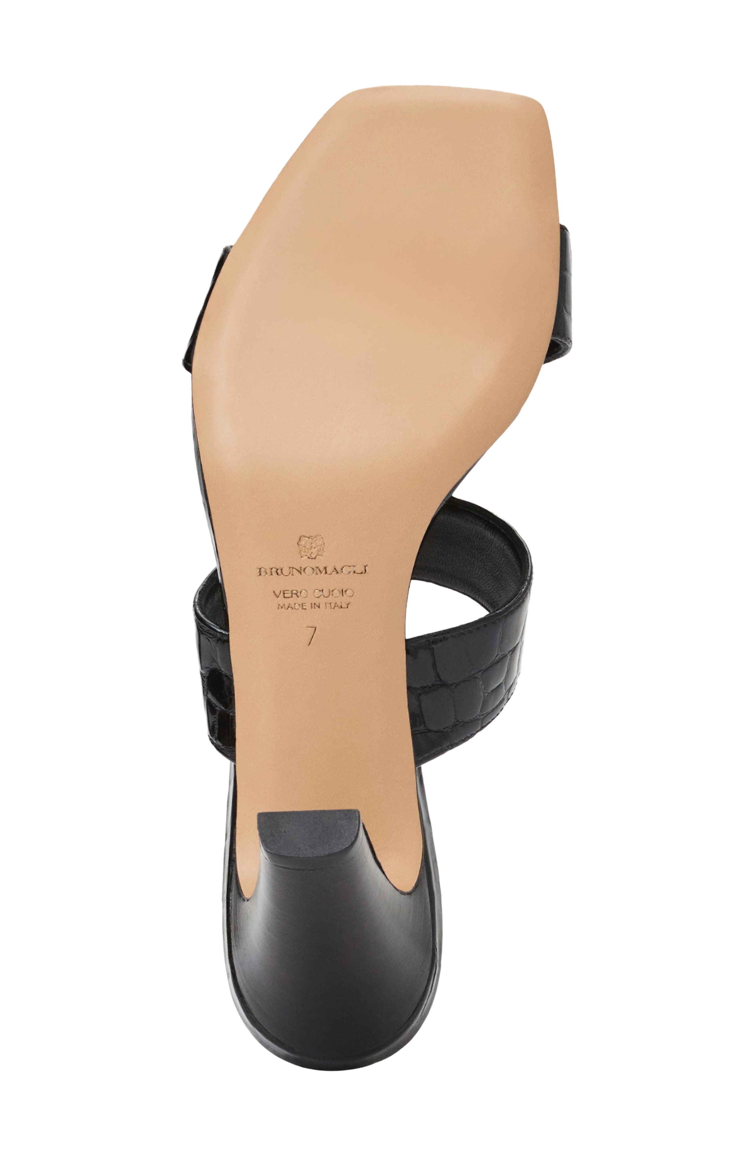 Bruno Magli Vezza Embossed Slide Sandal, Alternate, color, 