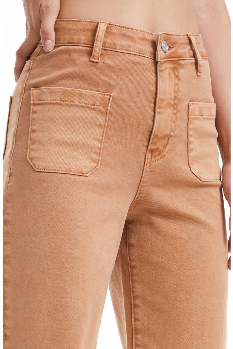 Luna High Waist Wide Leg Jeans, Alternate, color, MACCHIATO