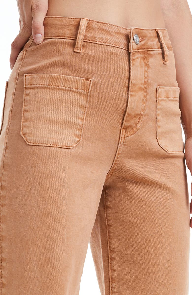 Bayeas Luna High Waist Wide Leg Jeans, Alternate, color, Macchiato