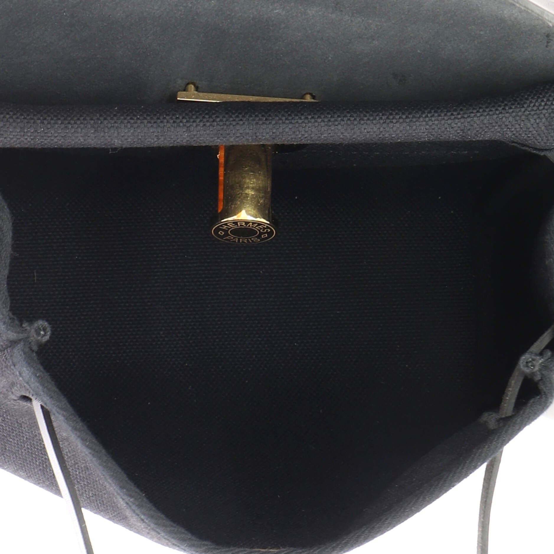 Herbag Zip Toile and Leather 20, Alternate, color, Black