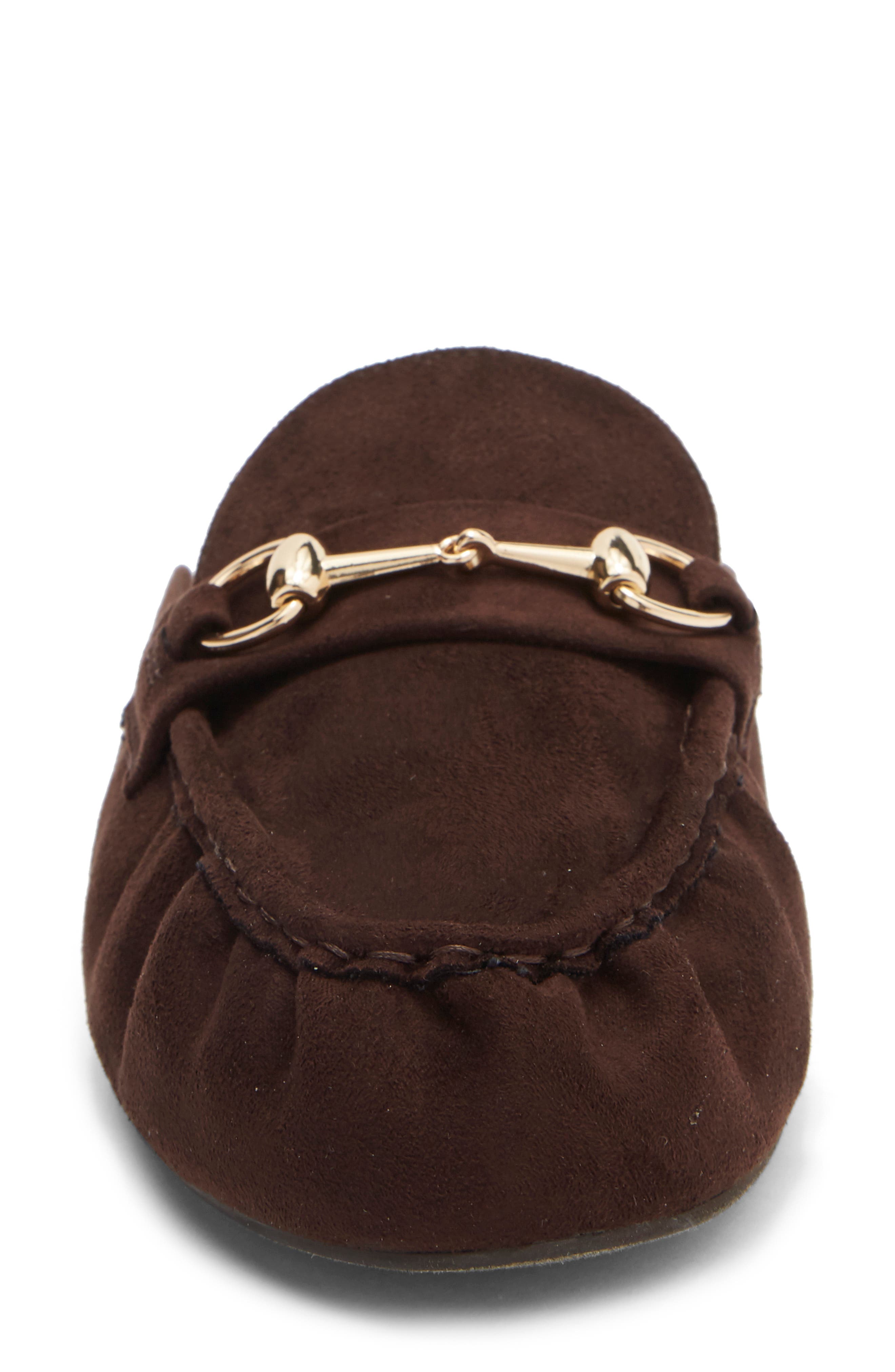 Meena Flat Mule, Alternate, color, BROWN CHOCOLATE