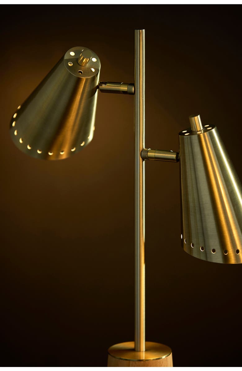 ADESSO LIGHTING Josephine Floor Lamp, Alternate, color, Antique Brass