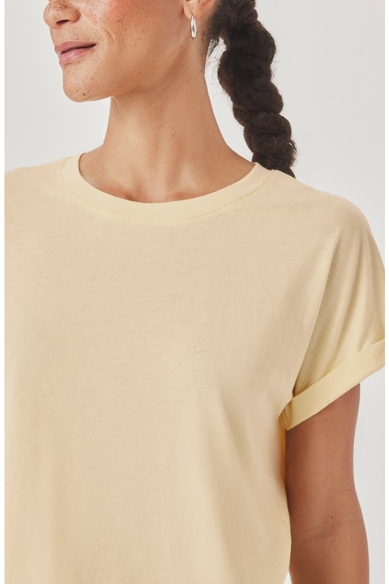 Skye T-Shirt, Alternate, color, HONEYSUCKLE YELLOW