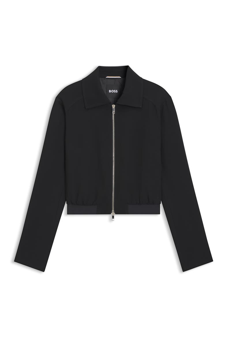 Jocalena Zip Jacket, Alternate, color, BLACK