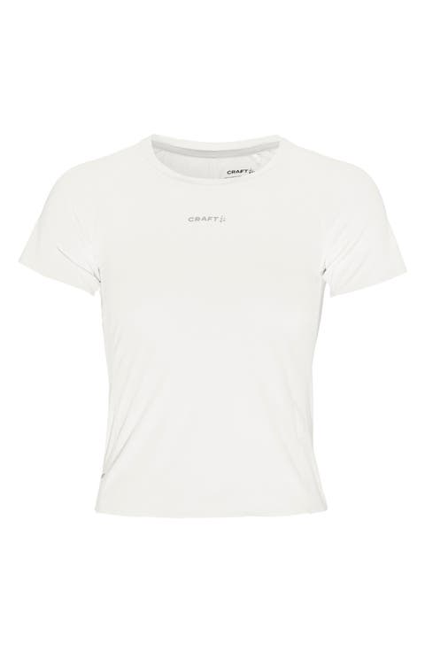 Crewneck Cropped Running T-Shirt