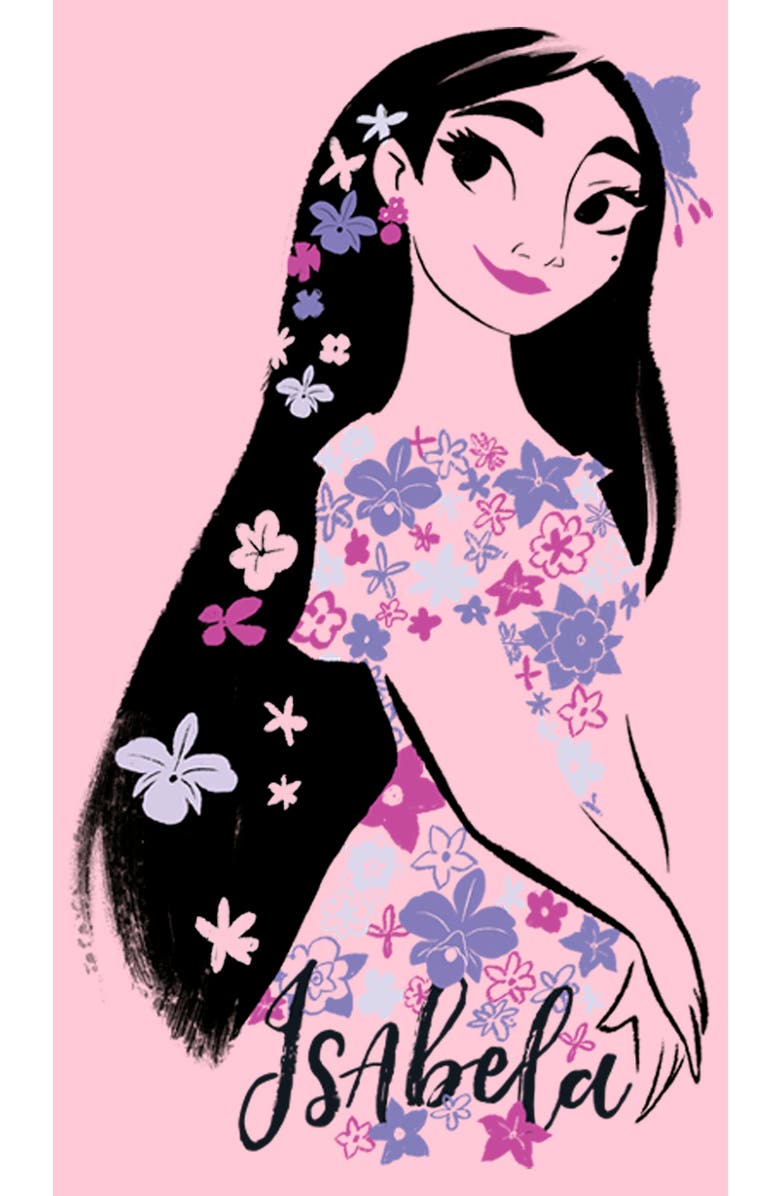 Encanto Girl's Encanto Beautiful Isabela  Graphic T-Shirt, Alternate, color, Light Pink