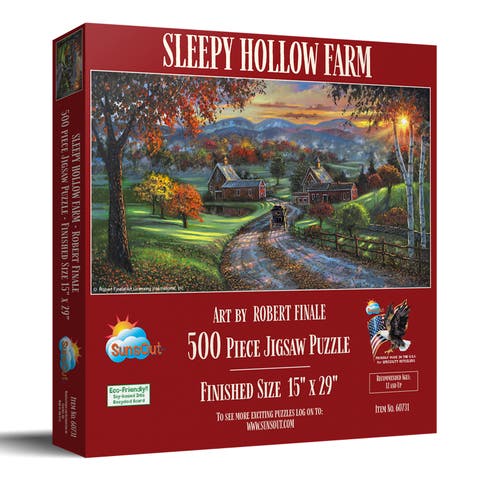Sleepy Hollow Farm 500 piece Jigsaw Puzzle for Adults