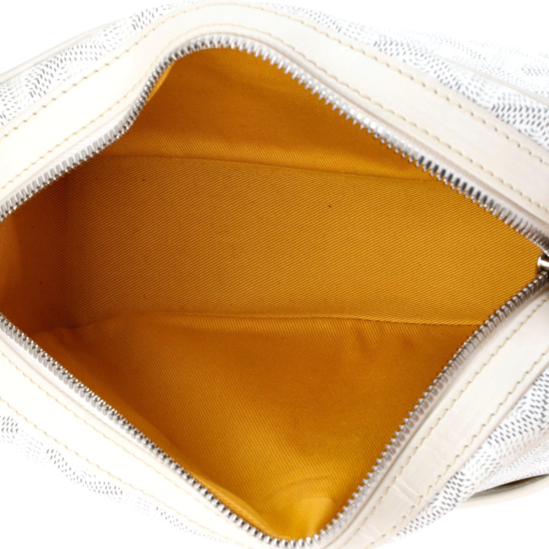 Cap Vert Bag Coated Canvas, Alternate, color, White