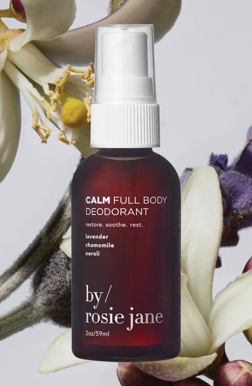 By Rosie Jane Calm Full Body Deodorant In Transparent