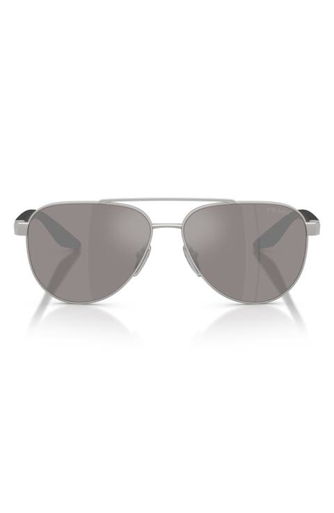 58mm Pilot Sunglasses