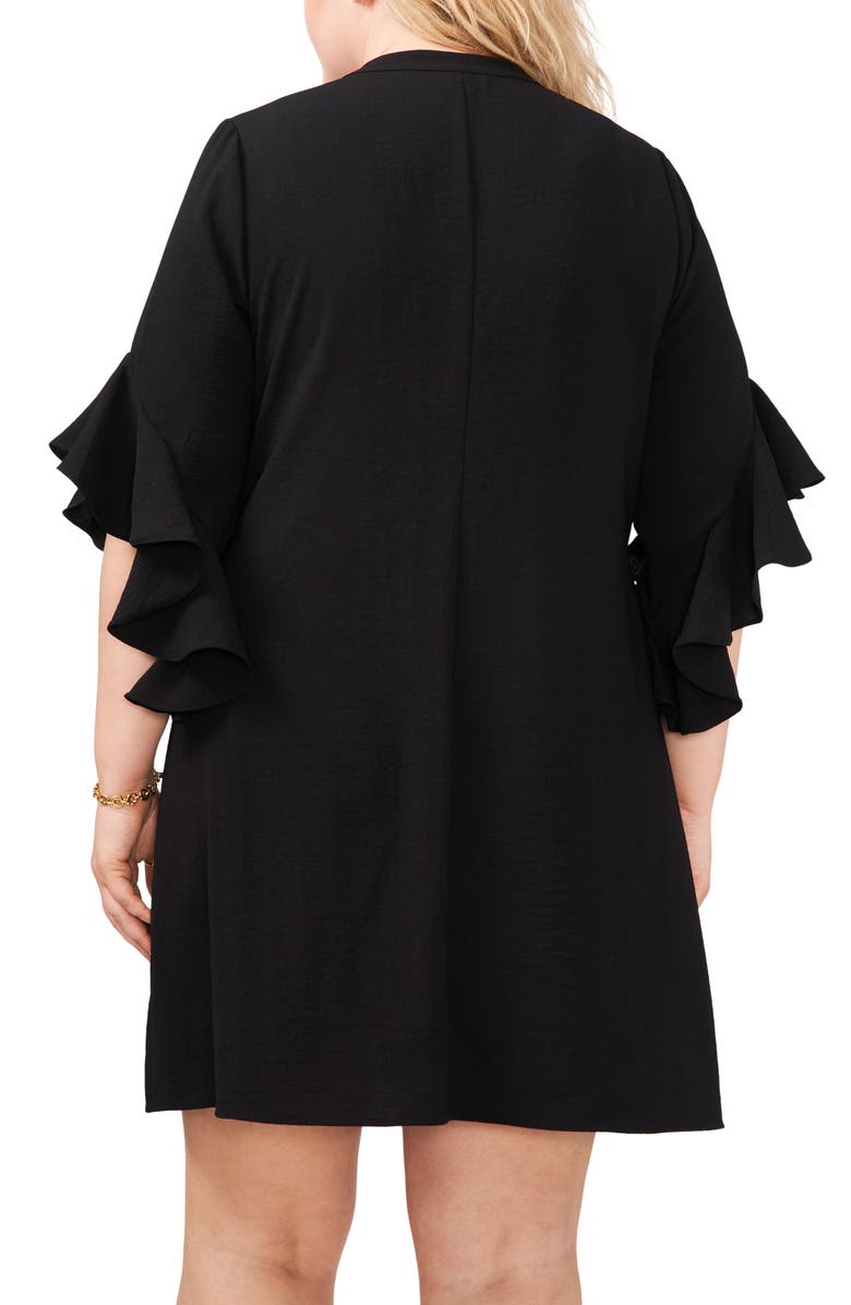 Flutter Sleeve Shift Dress