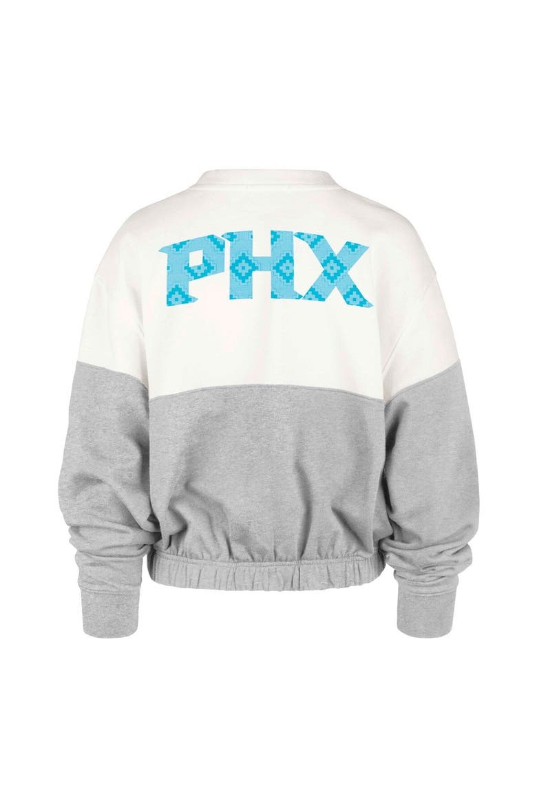 Women's '47 Cream Phoenix Suns 2022/23 City Edition Take Two Bonita Sweatshirt, Alternate, color, Cream