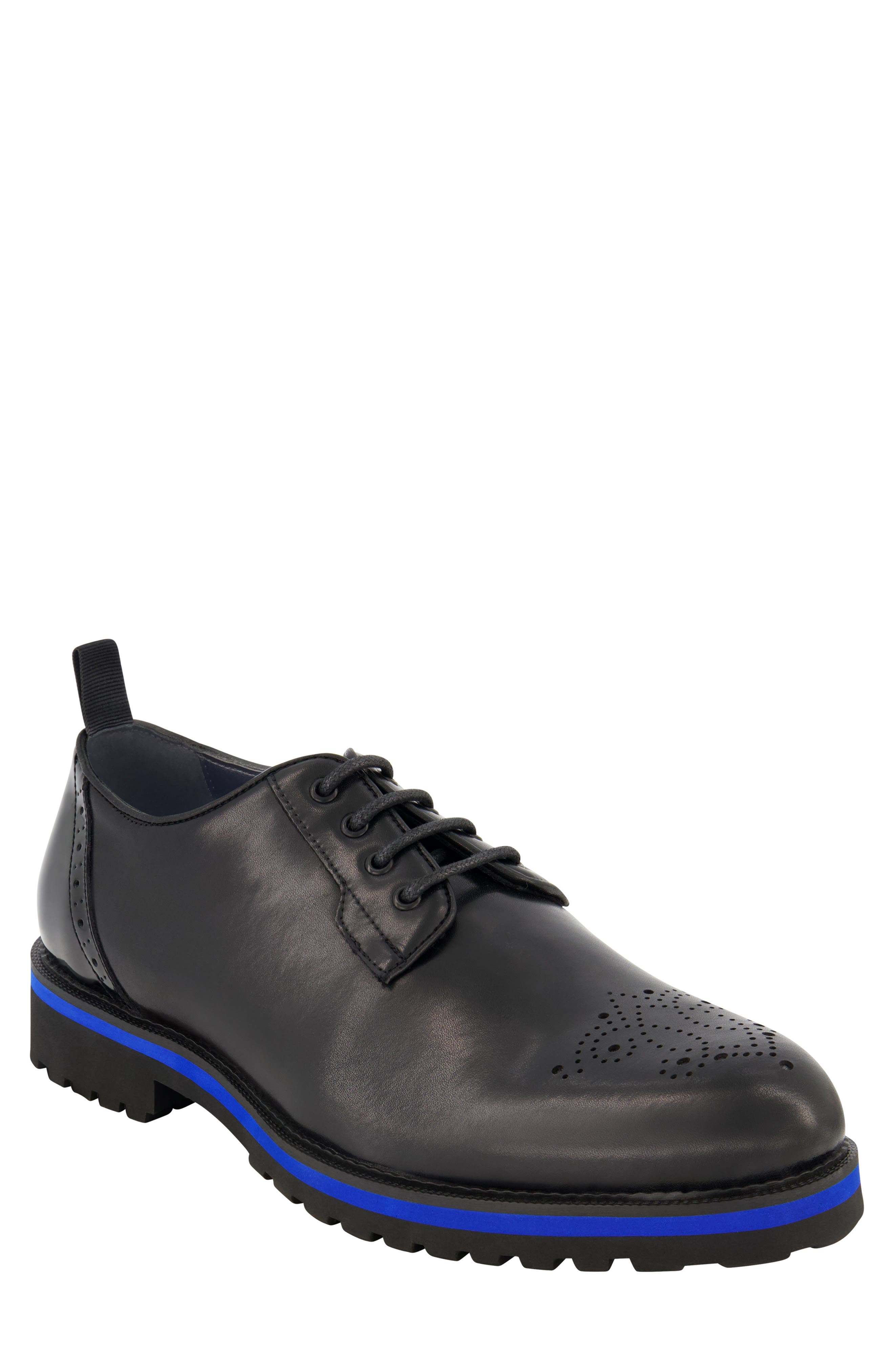 DKNY Brogue Medallion Toe Derby, Main, color, 