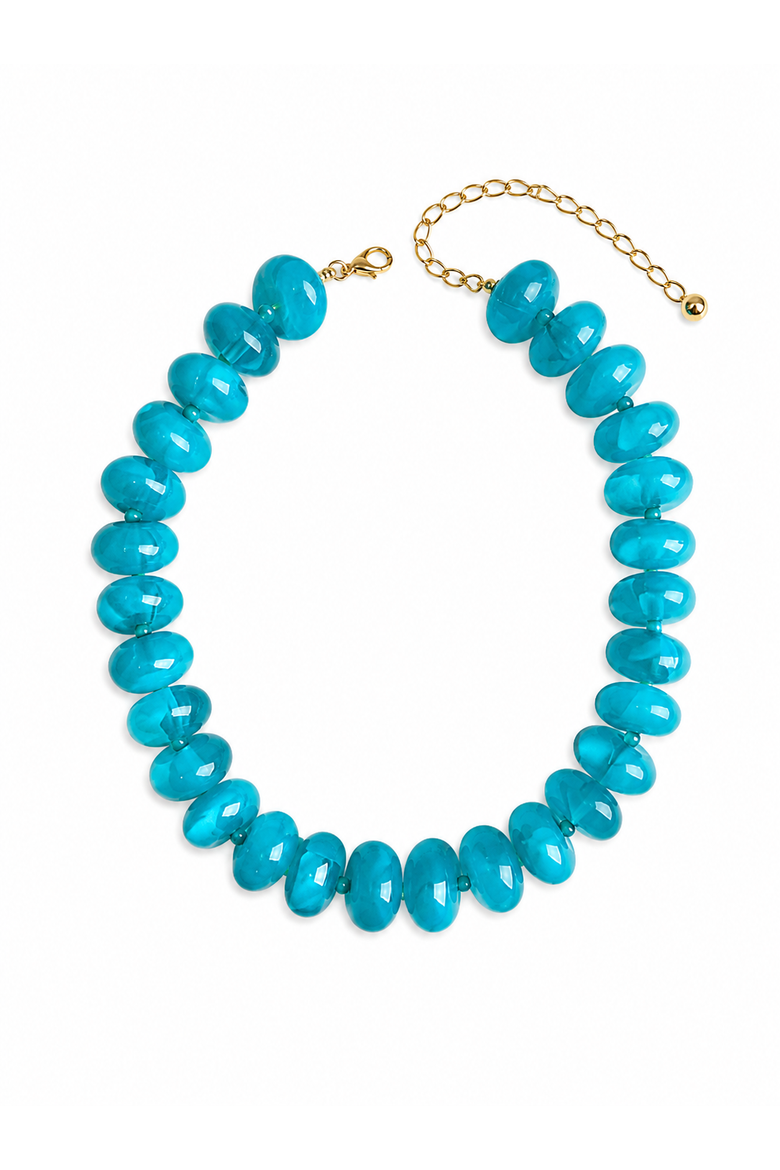 The Grace Necklace, Main, color, Blue