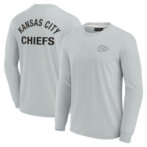 Unisex Fanatics Signature Gray Kansas City Chiefs Elements Super Soft Long Sleeve T-Shirt