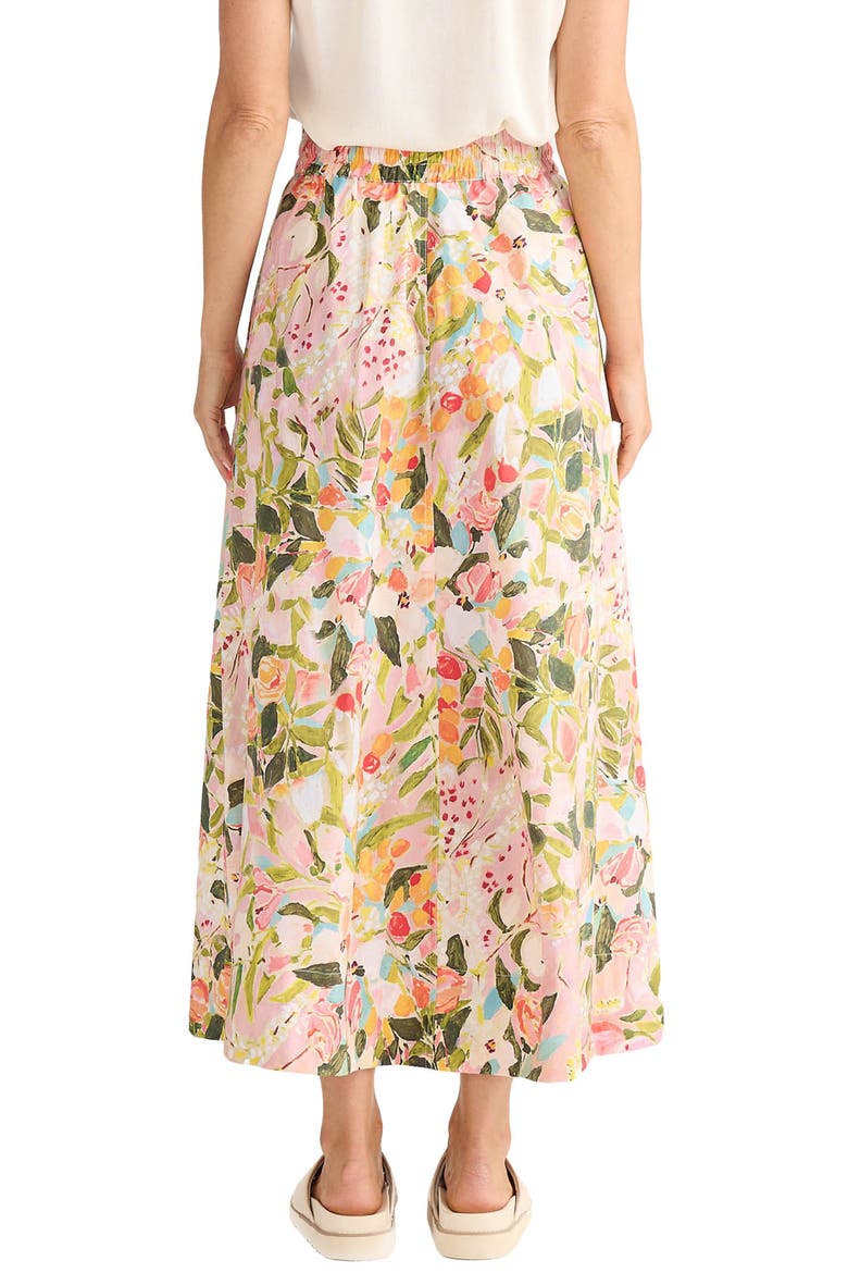 Eliza Floral Print Maxi Skirt, Alternate, color, ZOES GARDEN