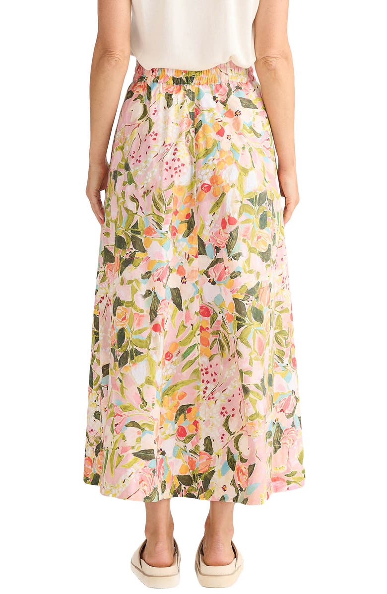 Brave+True Eliza Floral Print Maxi Skirt, Alternate, color, Zoes Garden