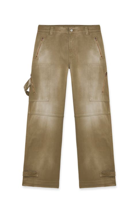 Juniat Cargo Twill Cotton Trousers