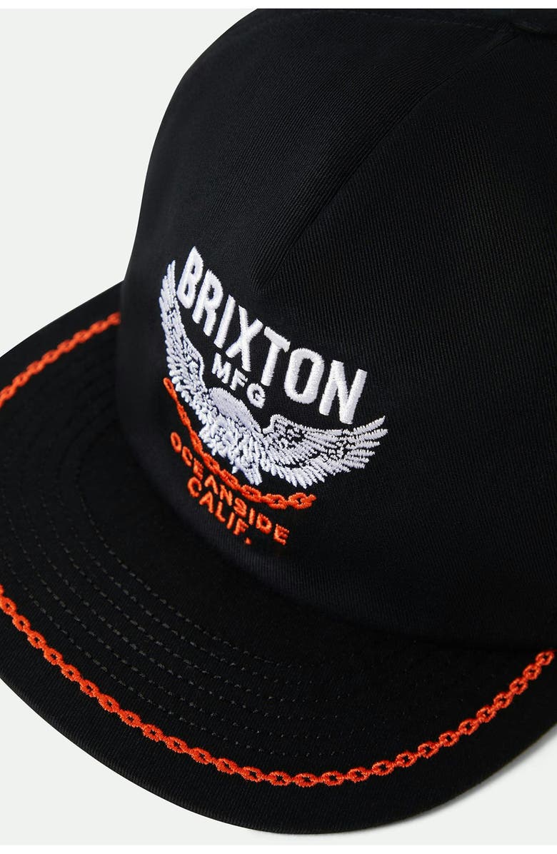 Brixton Waller HP Snapback Baseball Cap, Alternate, color, Black