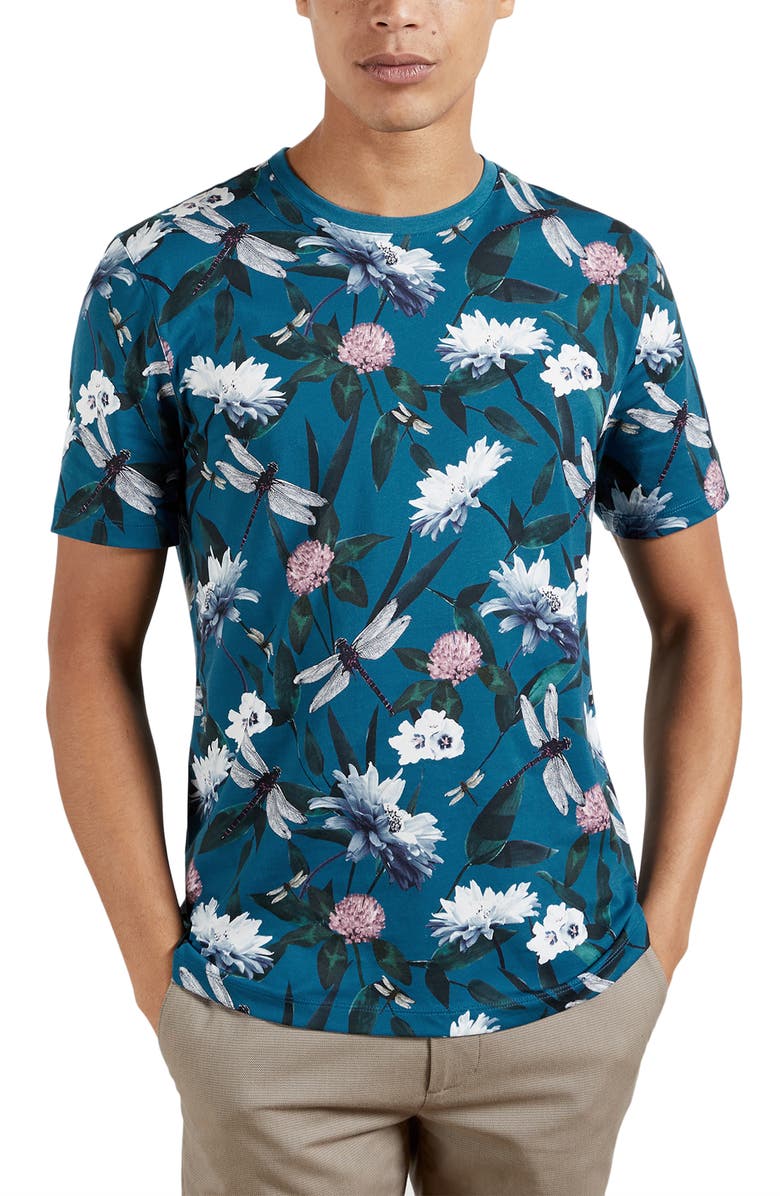 Ted Baker London Jimbod Graphic Tee, Main, color, 