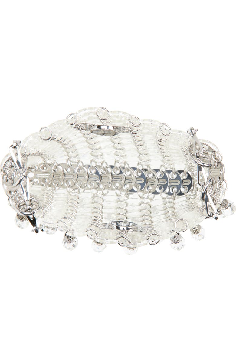 Rabanne Nano 1969 Crystal Embellished Clear Bag, Alternate, color, Transparent / Crystal