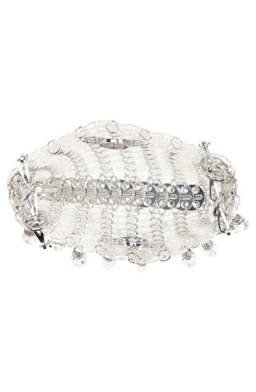 Rabanne Nano 1969 Crystal Embellished Clear Bag