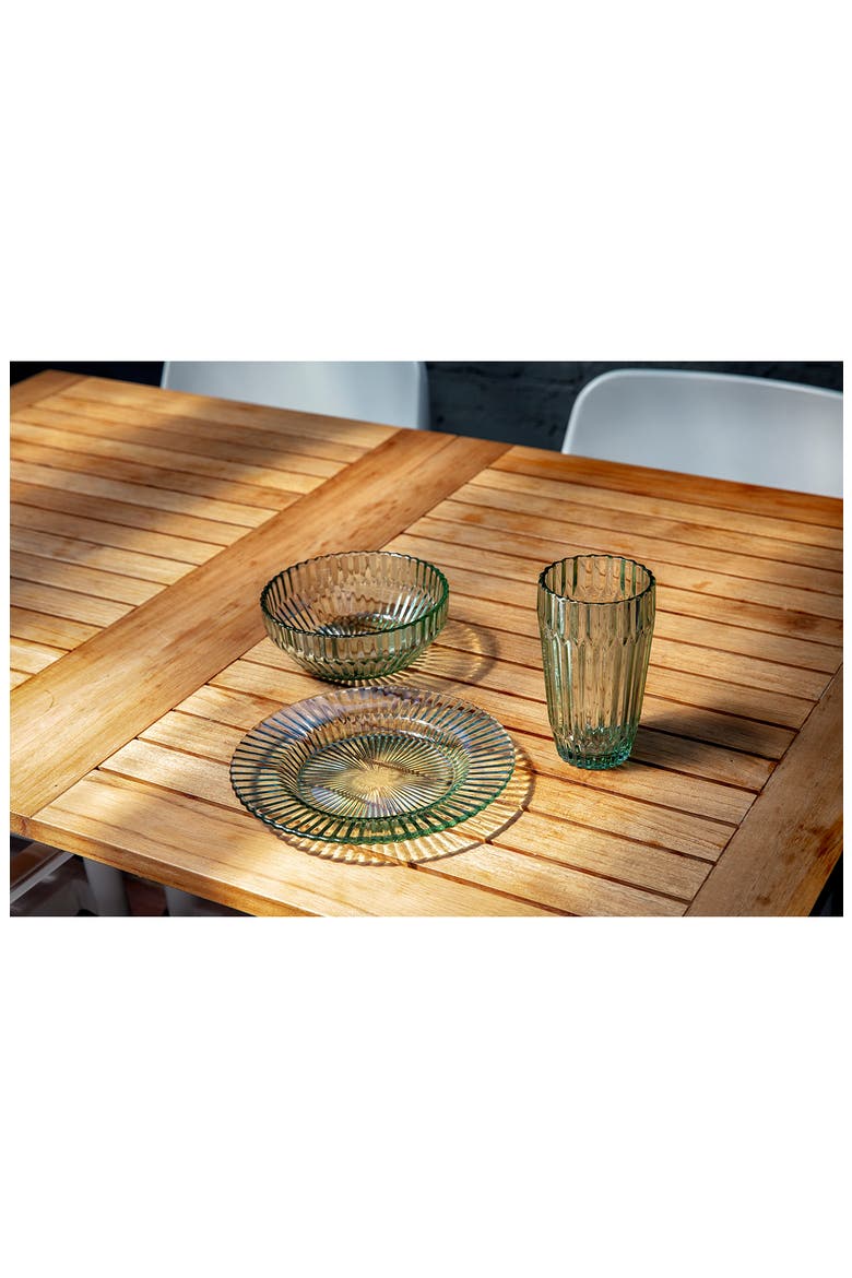 Archie Set of 4 Green Dinner Plates, Alternate, color, VERDE