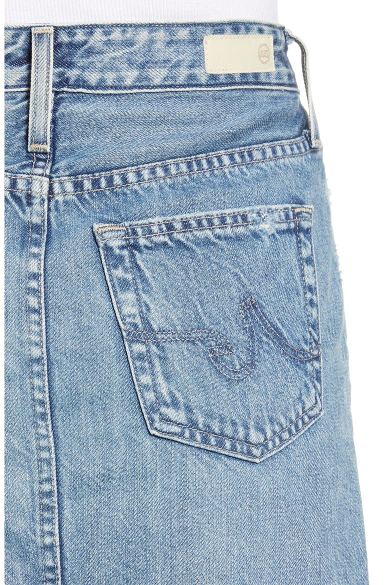 Vera Denim Miniskirt, Alternate, color, 20 YEARS HASTE