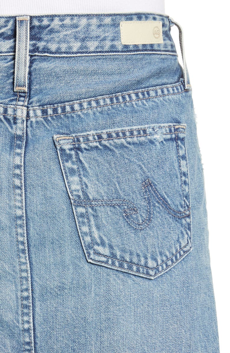 AG Vera Denim Miniskirt, Alternate, color, 20 Years Haste