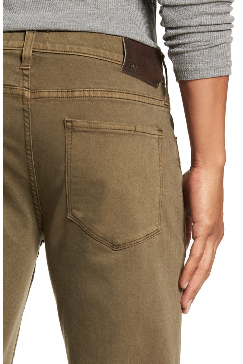 Transcend - Normandie Straight Leg Jeans, Alternate, color, VINTAGE ARTICHOKE