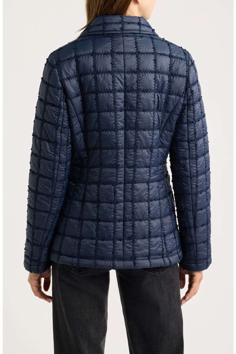 Quilted Barn Jacket, Alternate, color, NAVY
