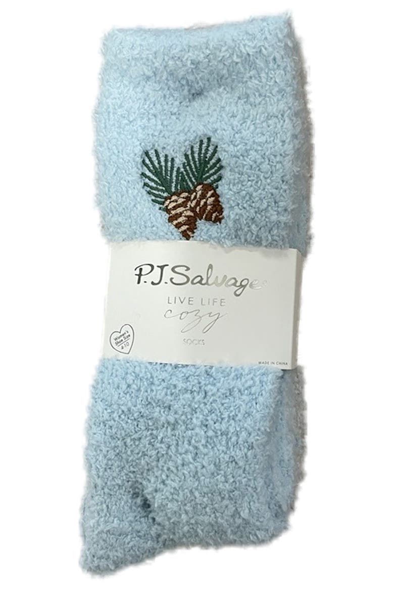 2-Pack Cozy Crew Socks, Alternate, color, LIGHT BLUE