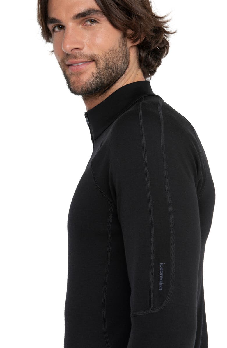Icebreaker 300 MerinoFine<sup>™</sup> Polar Merino Wool Long Sleeve Half Zip Thermal Top, Alternate, color, 