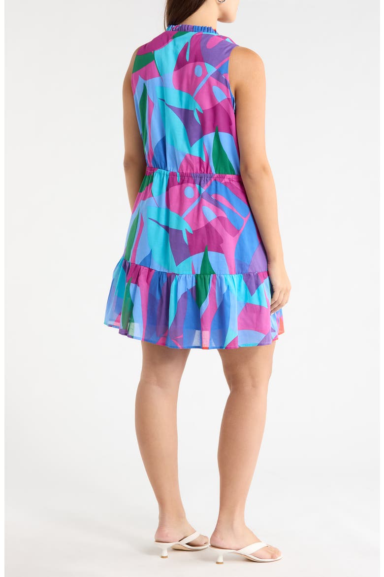 Vemmy Abstract Itzel Sleeveless Dress, Alternate, color, MAGENTA-BLUE-GREEN