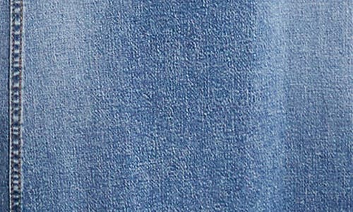 Wash Lab Denim Tie Waist Denim Skirt In Blue
