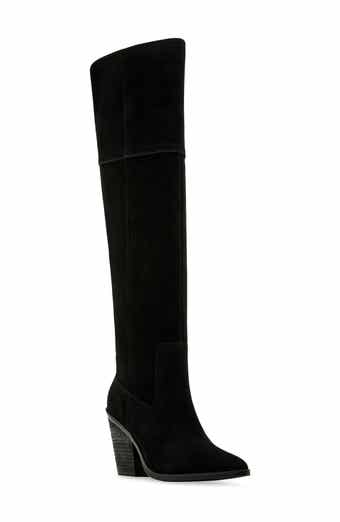 Blondo Women s Tenor Waterproof Tall Boot Black Knee Boots 7.5