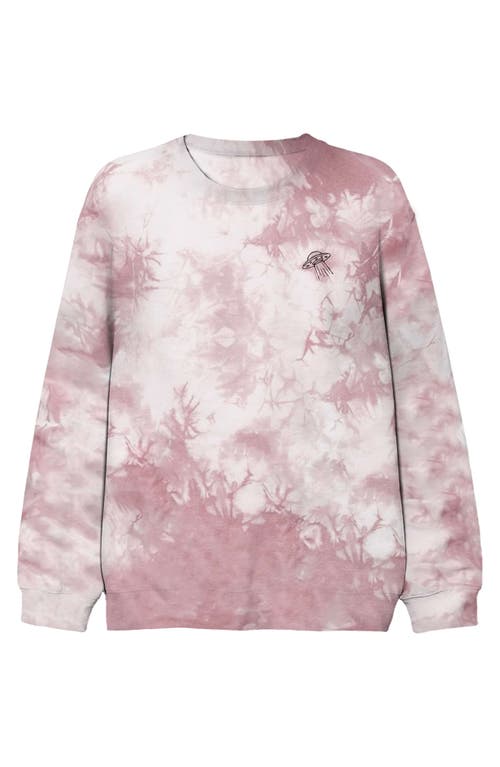 DALIX DALIX UFO TIE DYE CREWNECK SWEATSHIRT 