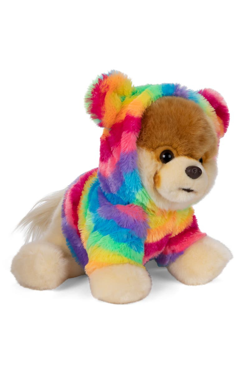 Gund Boo Rainbow Coat Stuffed Animal, Alternate, color,