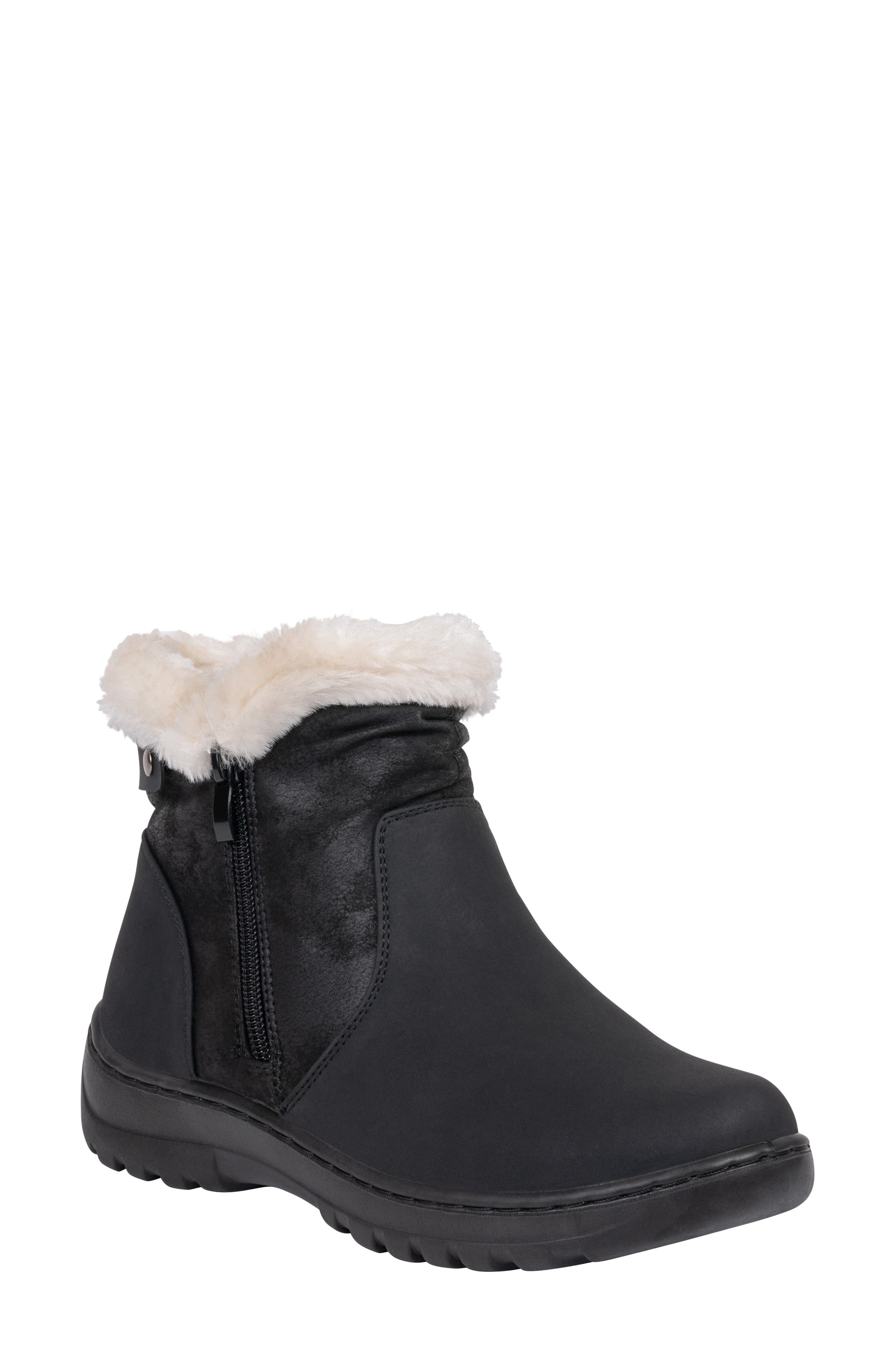 Wesley Faux Leather Ankle Boot