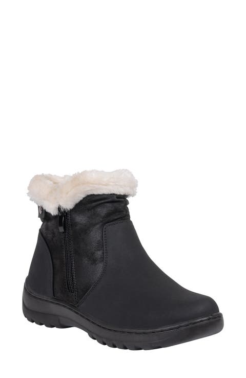Wesley Faux Leather Ankle Boot